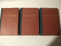 18 db Univerzum magazin 3 db könyvbe kötve 1960-as évekből