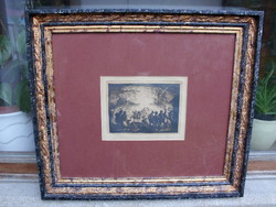 Gyula Rudnay's original etching in a unique frame with a guarantee