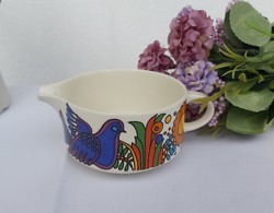 Beautiful Villeroy & Boch Acapulco Bird Pigeon Cream Cream Nostalgia Collectible Piece