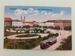 Régi képeslap Subotica Szabadka fotó levelezőlap