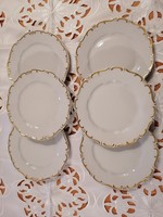 Zsolnay Stafír süteményes tányérok