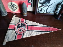 NSDAP náci, horogkeresztes D.D.A.C. zászló, jelzőzászló