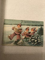 Karácsonyi színes nyomású  képeslap 1929