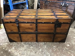 Renovated, large trunk, ship's chest, chest
