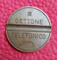 Olasz telefon érme 1973-ból