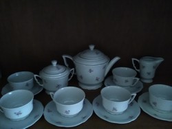 6 személyes Zsolnay, manófüles teás készlet eladó