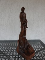 János Tolvay: artist - huge statue 56 cm!