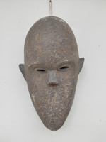 Fang népcsoport patinás fa maszk Gabon Afrika népművészet africká maska 733 dob 11