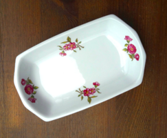 Hollóház porcelain bowl, holder, jewelry holder, marked, beautiful piece, in perfect condition