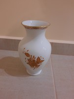 Herendi Orange Apponyi mintás porcelán váza  17,5 cm