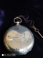 Antique double lid key pocket watch (thomas frederic cooper) / 1840 1850 /