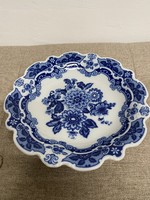 Wallendorf cobalt flower bowl