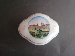 Drasche Vezprém emlék porcelán bonbonier - EP