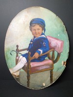Szántó: Ülő gyermek, 1918