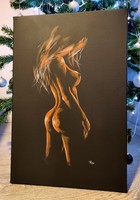 Just a light nude .... Painting (canvas 60x40)