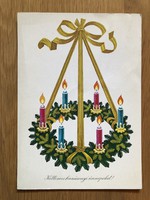 Karácsonyi képeslap - Gönczi Tibor rajz