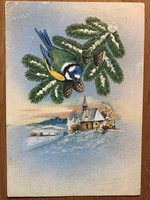 Aranyos Karácsonyi képeslap - Hatvany Józsefné