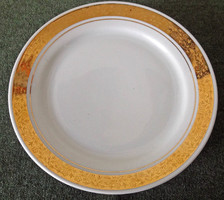 Aranyszélű Alföldi porcelán süteményes tányérok