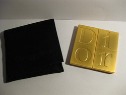 Original Christian Dior gilded folding toilet mirror
