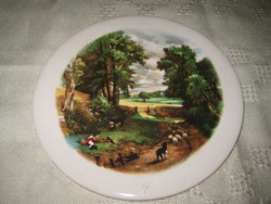 Régi szép  , porcelán kép   15,2 cm