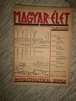 Magyar élet - Nemzetpolitikai szemle VII. évfolyam 4 szám