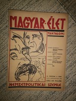 Magyar élet - Nemzetpolitikai szemle VI. évfolyam 8 szám