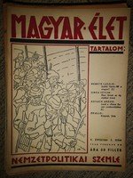 Magyar élet - Nemzetpolitikai szemle V. évfolyam 2 szám