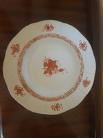 1 db Herendi Apponyi porcelán lapos tányér, átmérő 25,5 cm