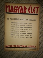 Magyar élet - Nemzetpolitikai szemle VI. évfolyam 6 szám