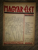 Magyar élet - Nemzetpolitikai szemle IV. évfolyam 11 szám