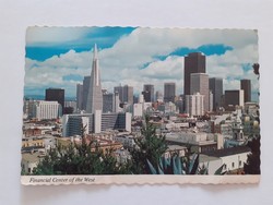Régi képeslap San Francisco Financial Center fotó levelezőlap