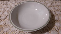 Haas & Czjzek cseh porcelángyártól,  nagy kerek kínáló, köretes tál