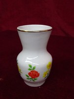 Zsolnay porcelán mini váza, magassága 8,5 cm.  Vanneki!