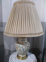 Thomas ivory hand painted porcelain lamp