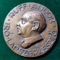 Cellar (porridge) i .: Andor Ruff writer, magyaróvár 1939, bronze medal
