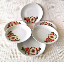 Set of 6 retro lowland porcelain icu pattern cookie plates