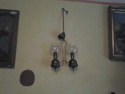 Old copper chandelier for sale in good condition