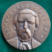 Soltra Elemér: Deák Ferenc 1803-2003, bronz érem