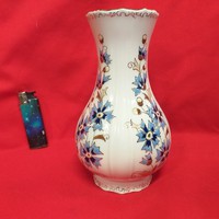 Zsolnay Búzavirág Mintájú Váza.18 cm.