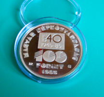 FAO IV. - 1 db - 100 forintos érme 1985. PP - A FAO megalakulásának 40. évfordulójára