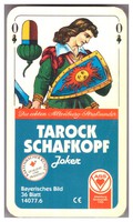 Tarock Schafkopf kártya Bajor kártyakép ASS Altenburg 36 lap komplett Bontatlan csomagban.