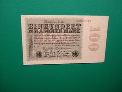Germany 100 million marks 1923 aunc