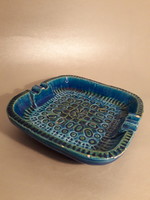MEGÉRI!!! Mid Century Rimini blue Bitossi Aldo Londi kerámia hamutartó hamuzó