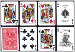 39. Bicycle Póker kártya The U.S. Playing Card Co. Cincinnati, Ohio USA 52 lap + 2 joker