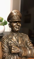 WW2.Rommel bronz szobor márvány talpon