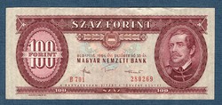 100 Forint 1984 Fordított hátlapi alapnyomat
