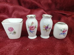 Hollóházi miniatűr vázák