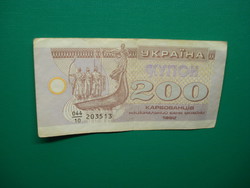 Ukrajna 200 kupon 1992