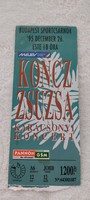 Koncz Zsuzsa 1995 Christmas concert ticket