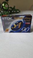 2 db.bontatlan TDK Super CDing 90 magnókazetta